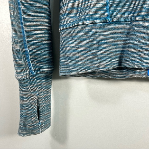 Lululemon Scuba Hoodie Stretch Women’s Sz 4 Blue Gray Full Zip Thumbholes W4A62S - Picture 14 of 15